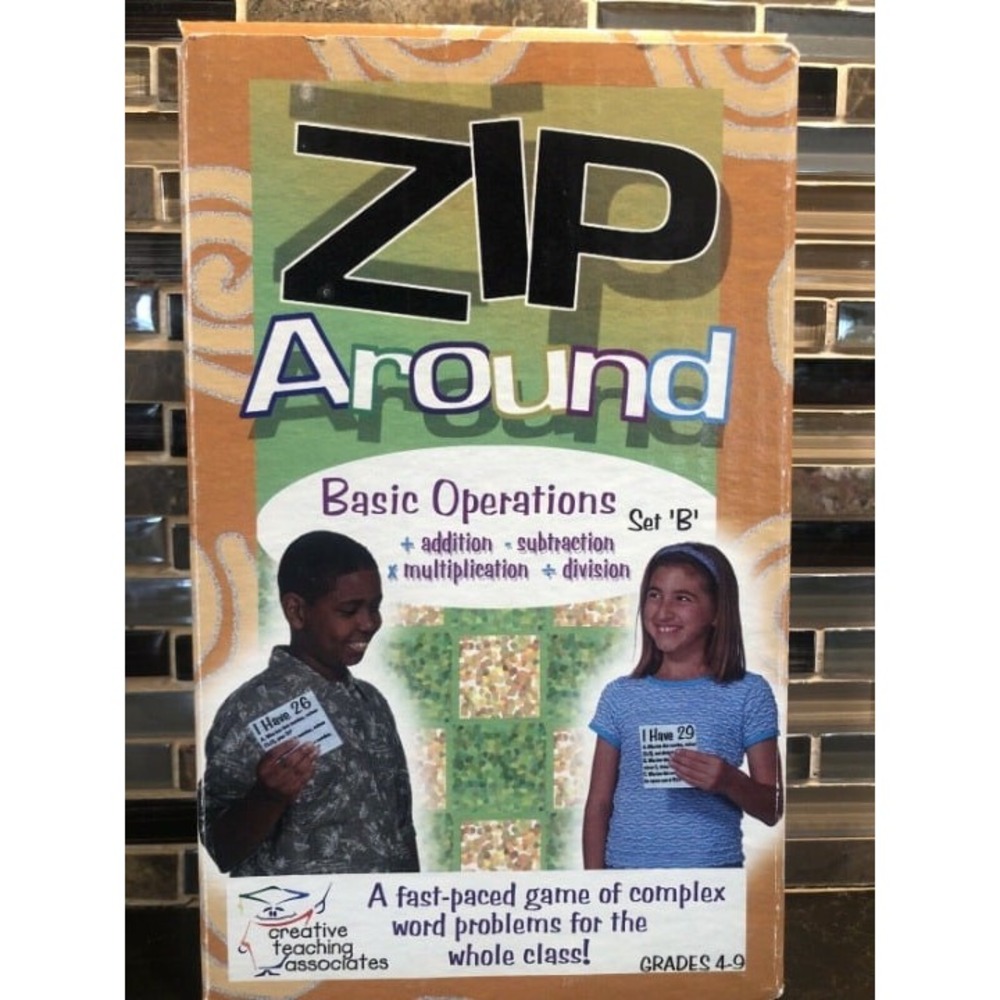 Vintage 2000 Zip Around Math Learning - Picture 2 of 4